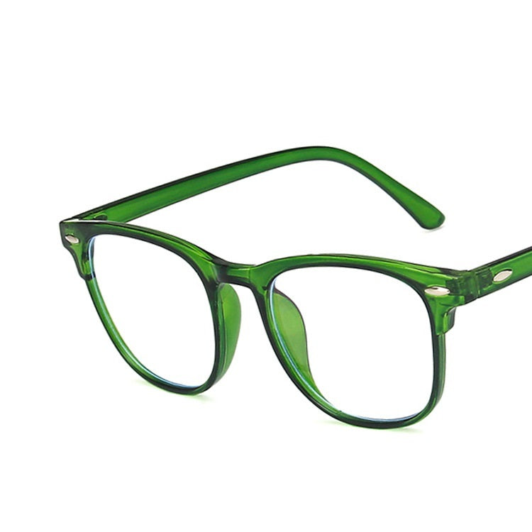 Retro Rivet Internet-famous Color Thin Anti-blue Light Glasses For Men And Women